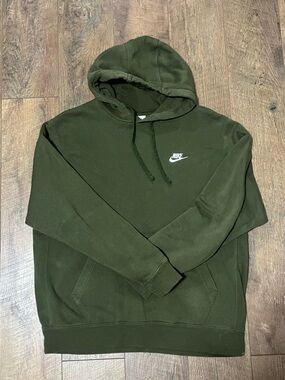 Nike Olive Green Hoodie